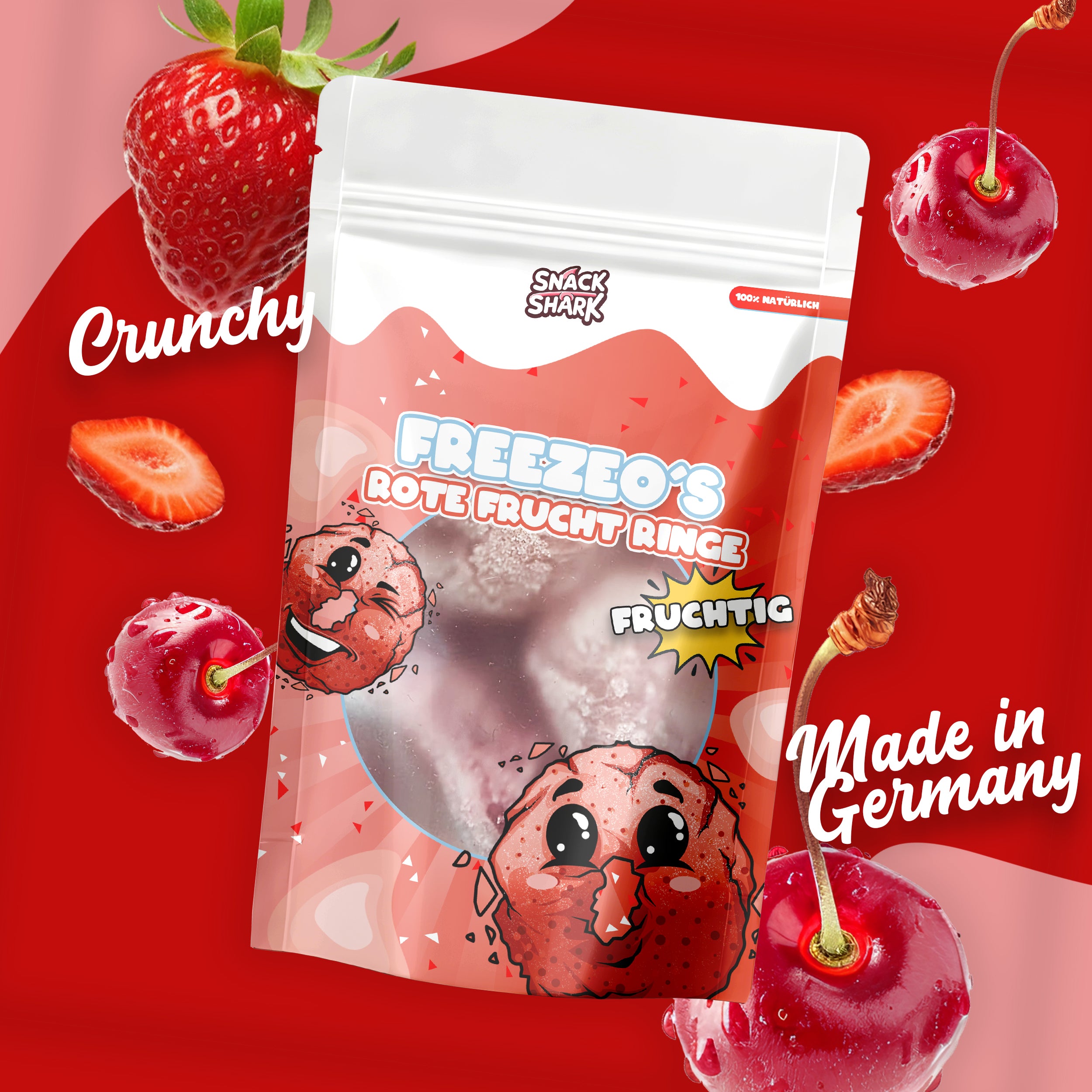 Rote Frucht Ringe 40g