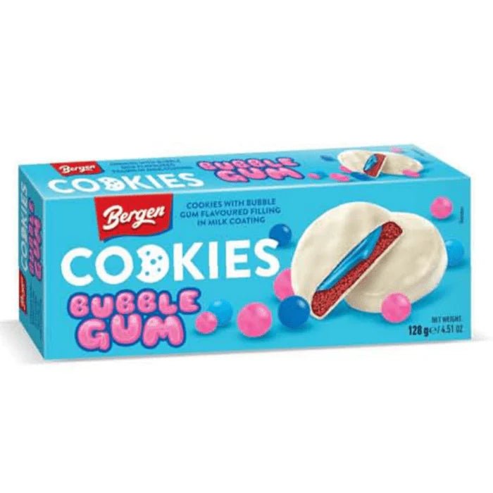 Bergen Cookies Bubble Gum 128g - Snack Shark