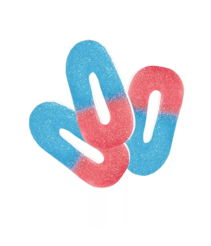 Blau - Rote Ringe - Snack Shark