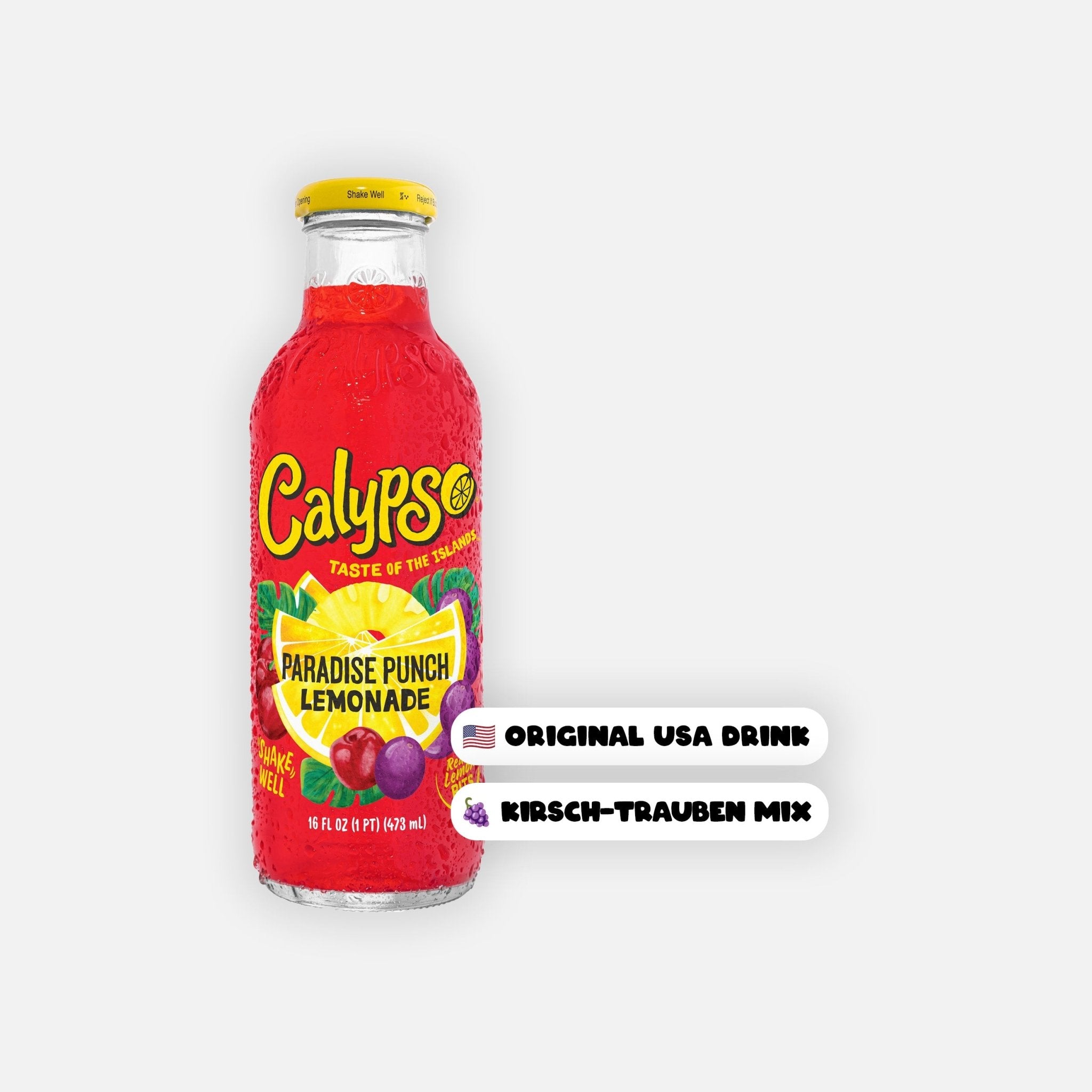 Calypso Paradise Punch Lemonade – 473 ml - Snack Shark