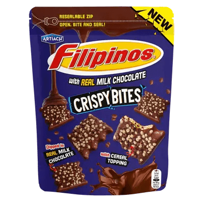 Filipinos Crispy Bites Milk 100g - Snack Shark