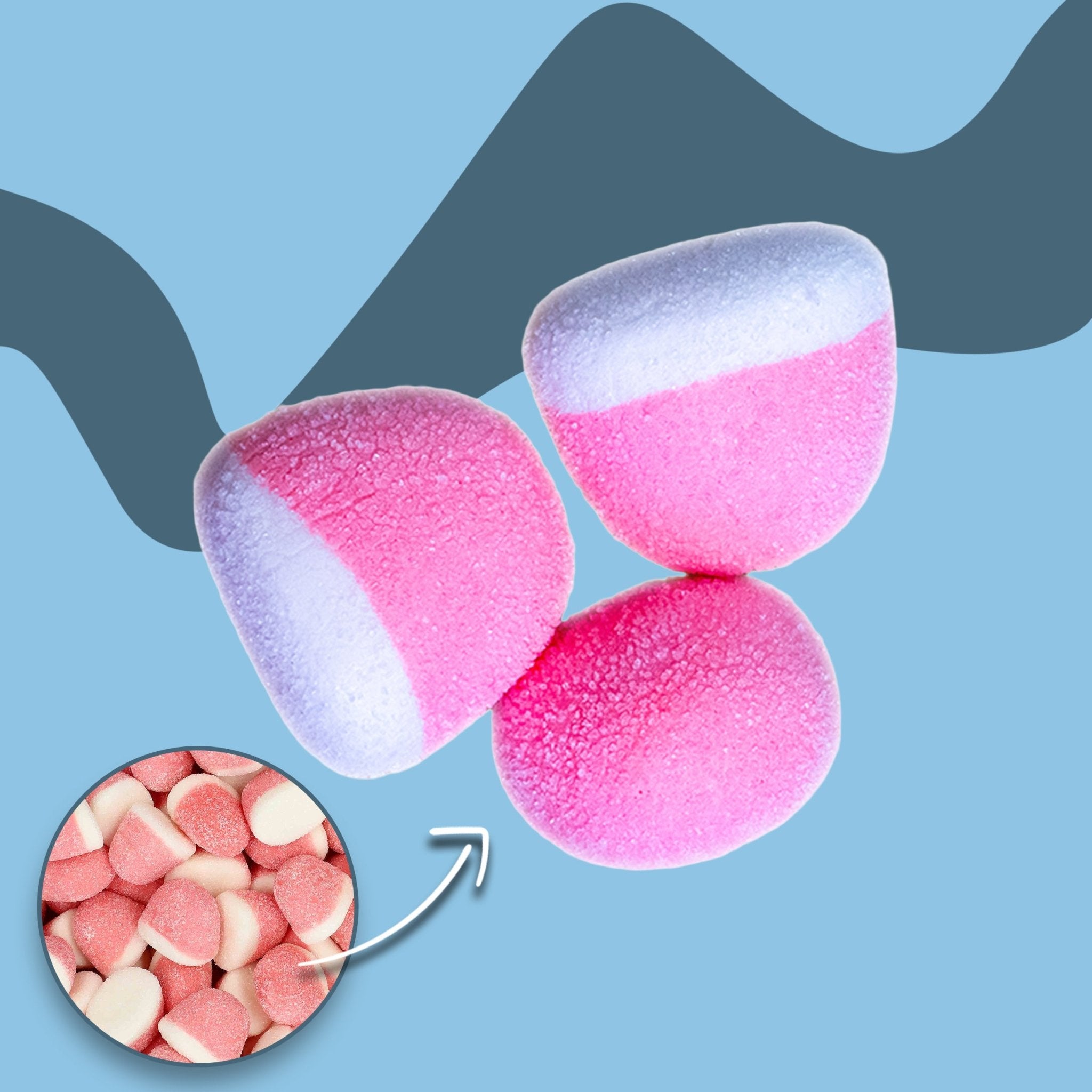 Gefriergetrocknete Strawberry Kiss - Snack Shark