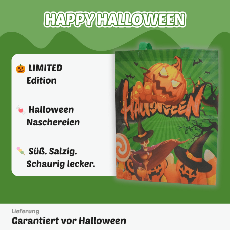 Große Mystery Halloween Tasche – Snacks aus aller Welt 🌍👻 - Snack Shark