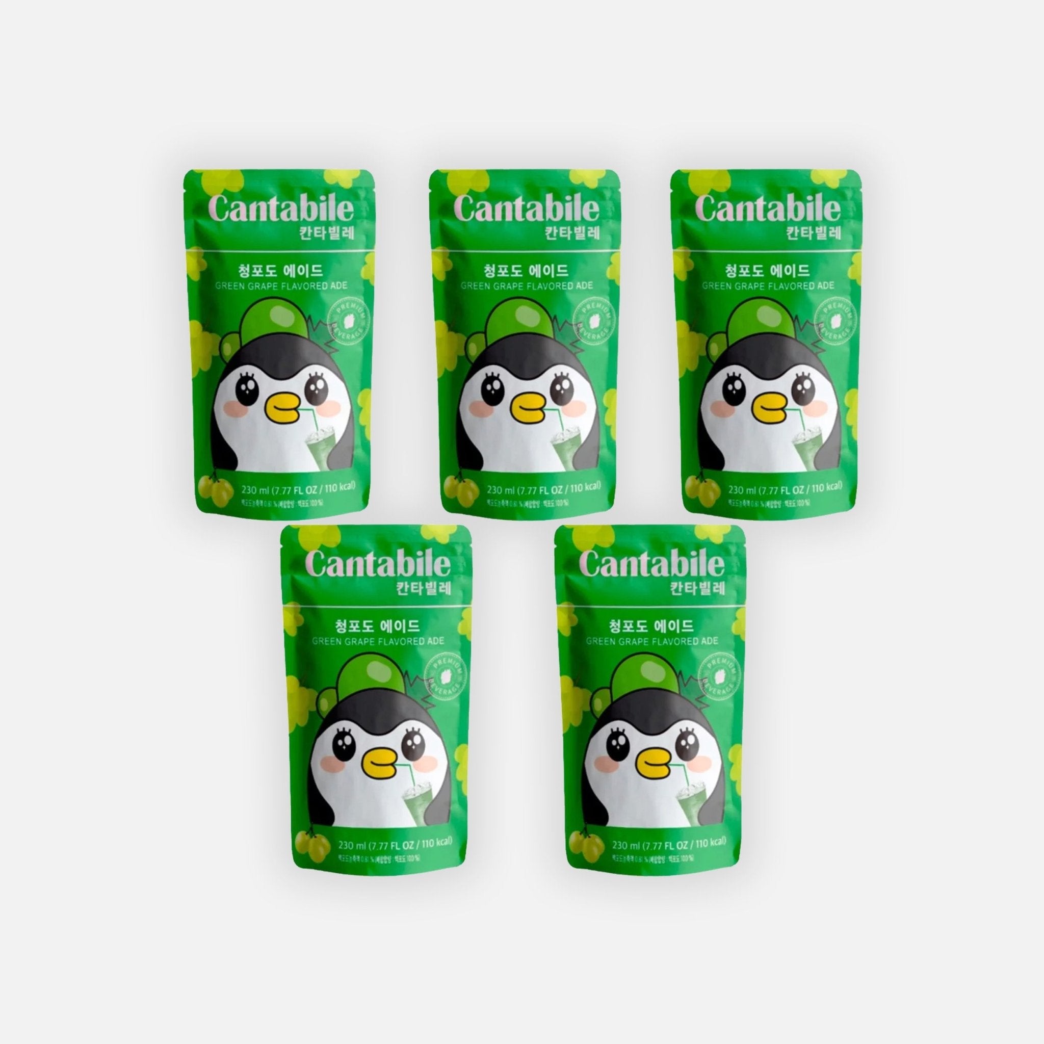 Korean GREEN APPLE Drink Box - Snack Shark
