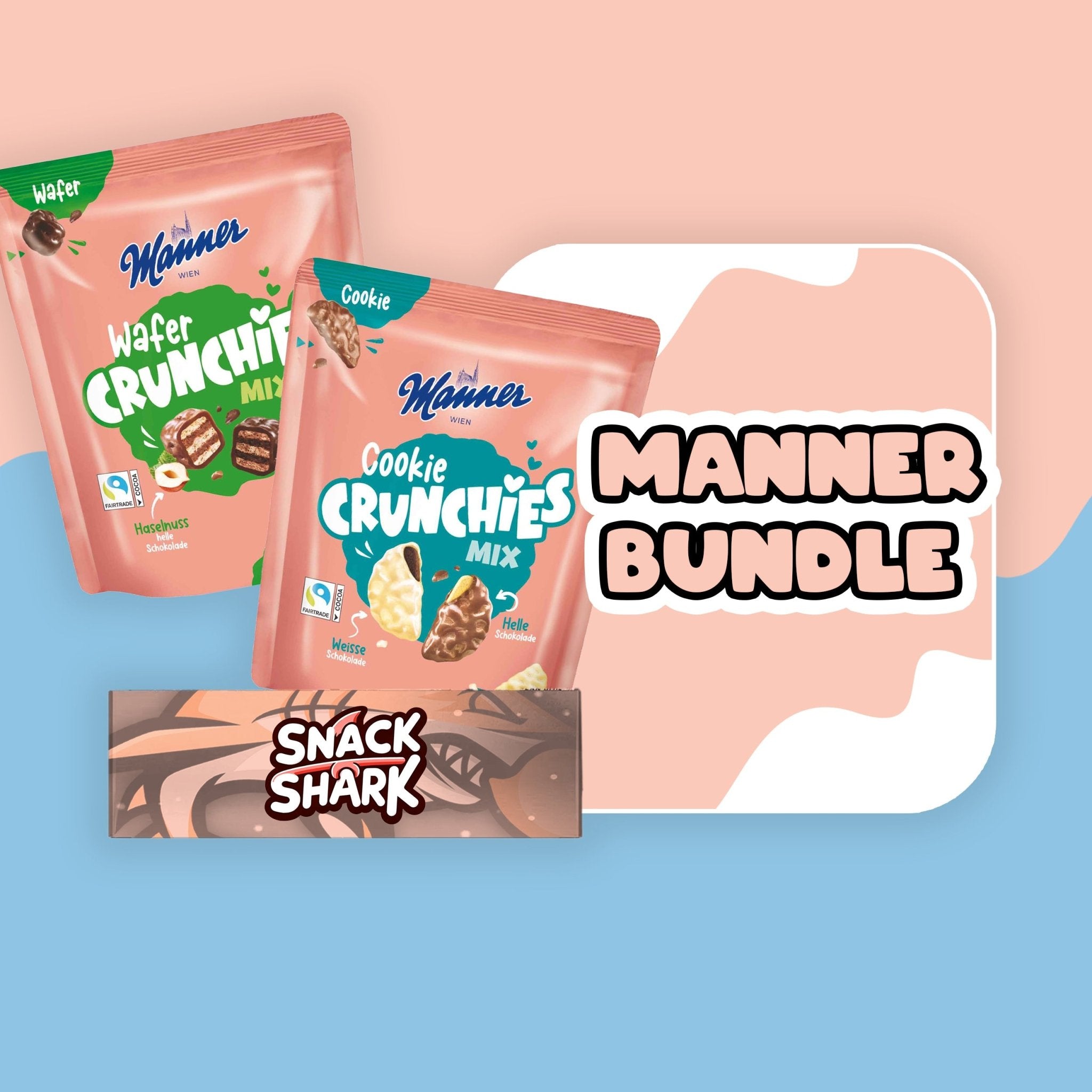 Manner Crunchies Bundle 🍫 – Cookie & Wafer Mix - Snack Shark