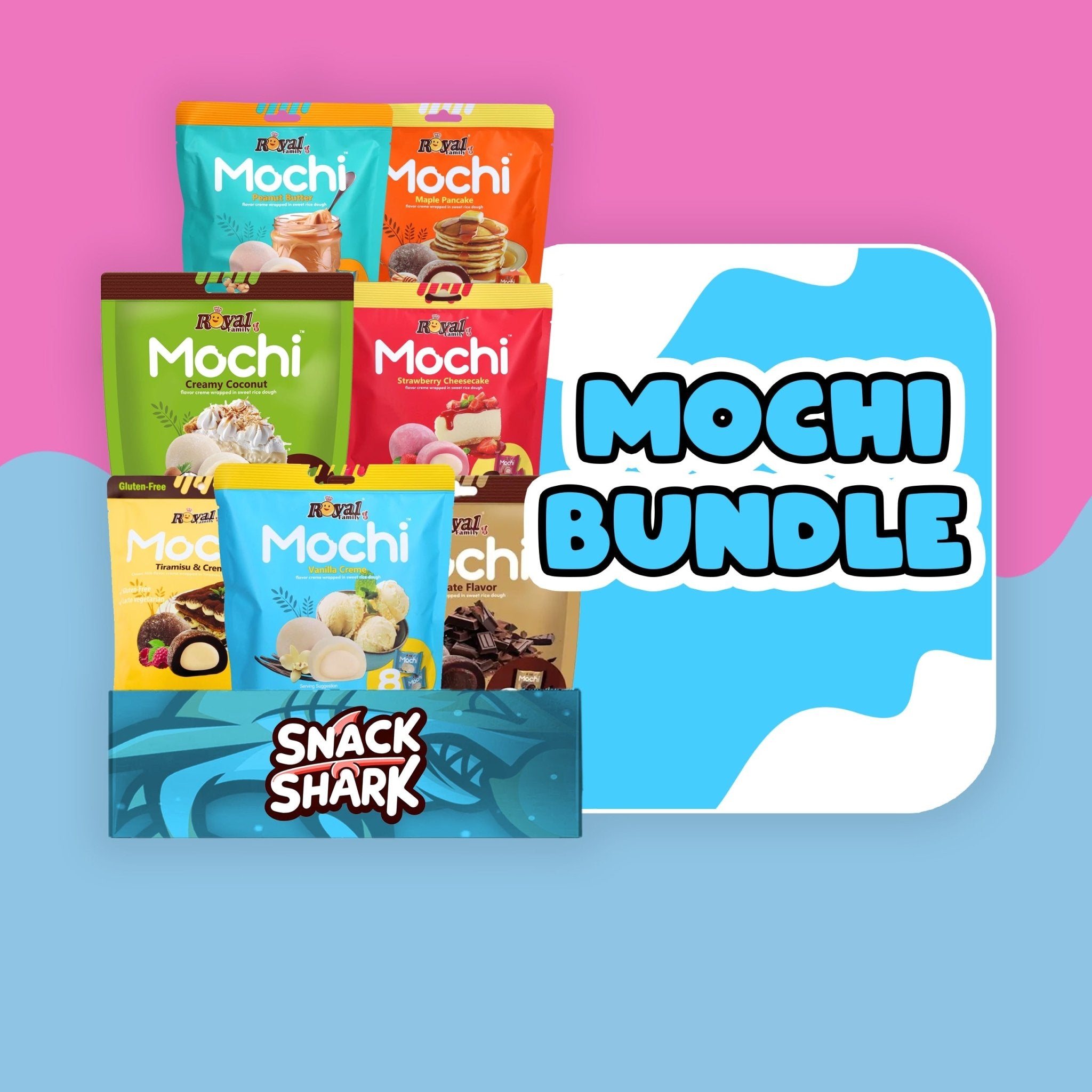 Mochi Bundle – 7 Sorten aus Taiwan 🍡✨ - Snack Shark