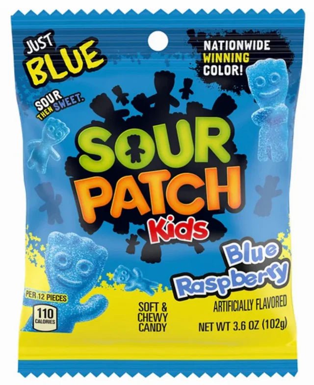 Sour Patch Kids Blue Raspberry 102g - Snack Shark