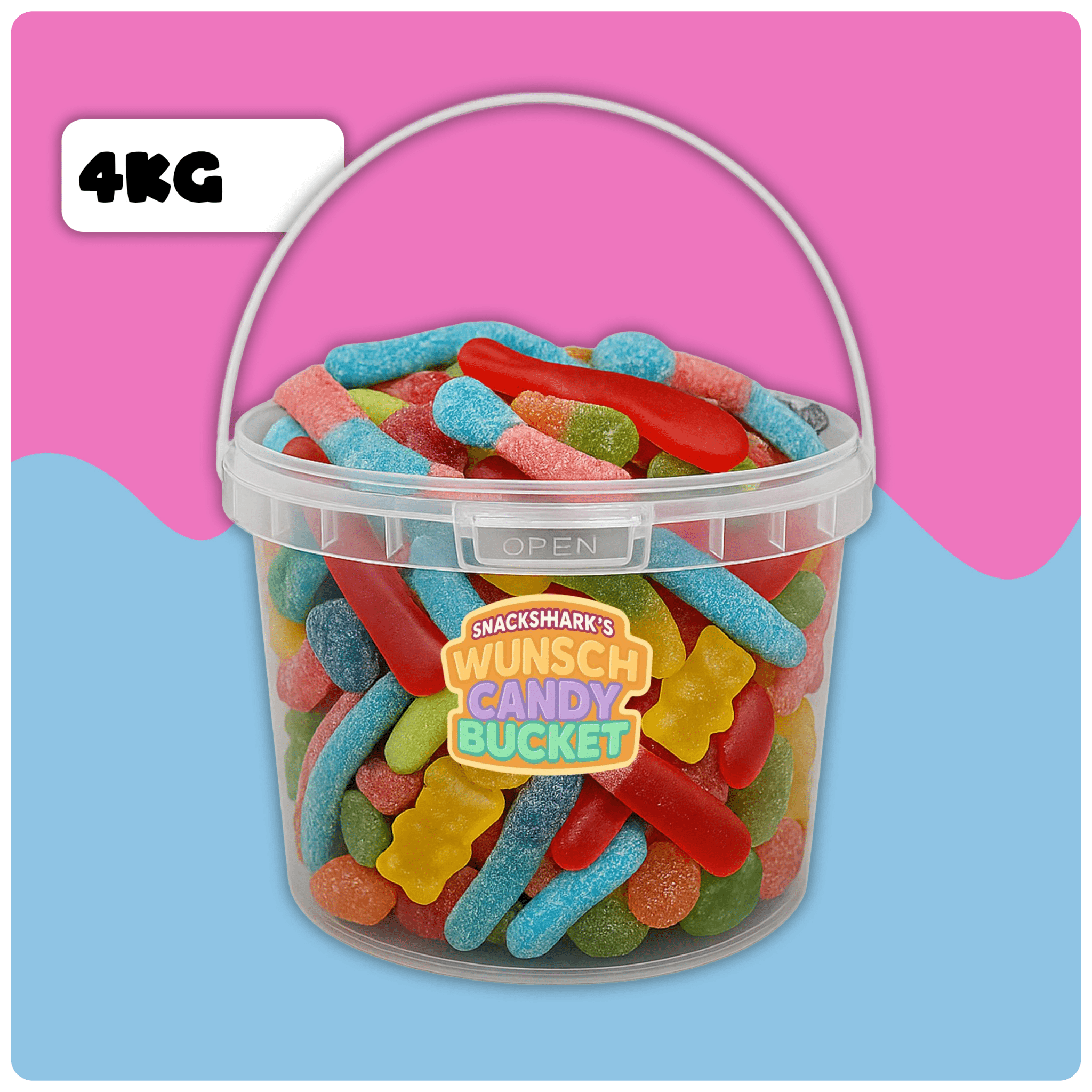 Wunsch CandyBucket 4KG - Snack Shark