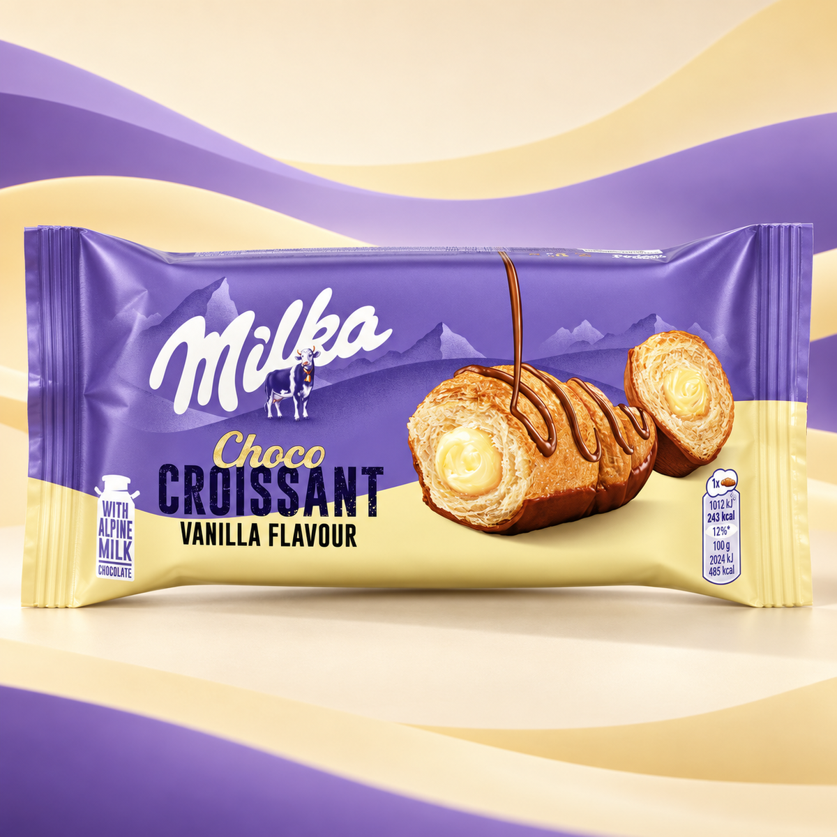 Milka Choco Croissant Vanille 50 g - Einzeln