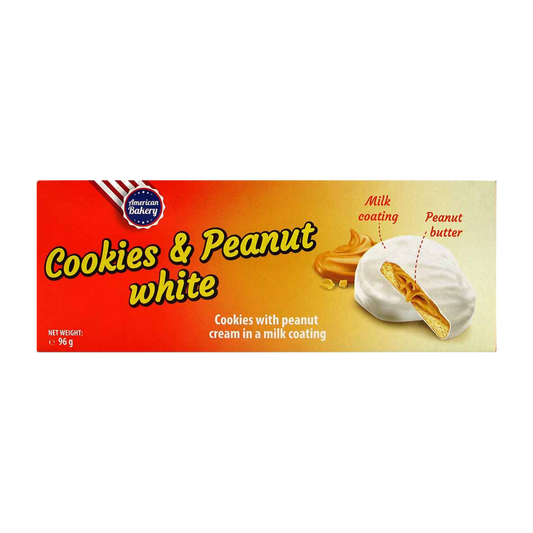 American Bakery Cookies & Peanut White 96g