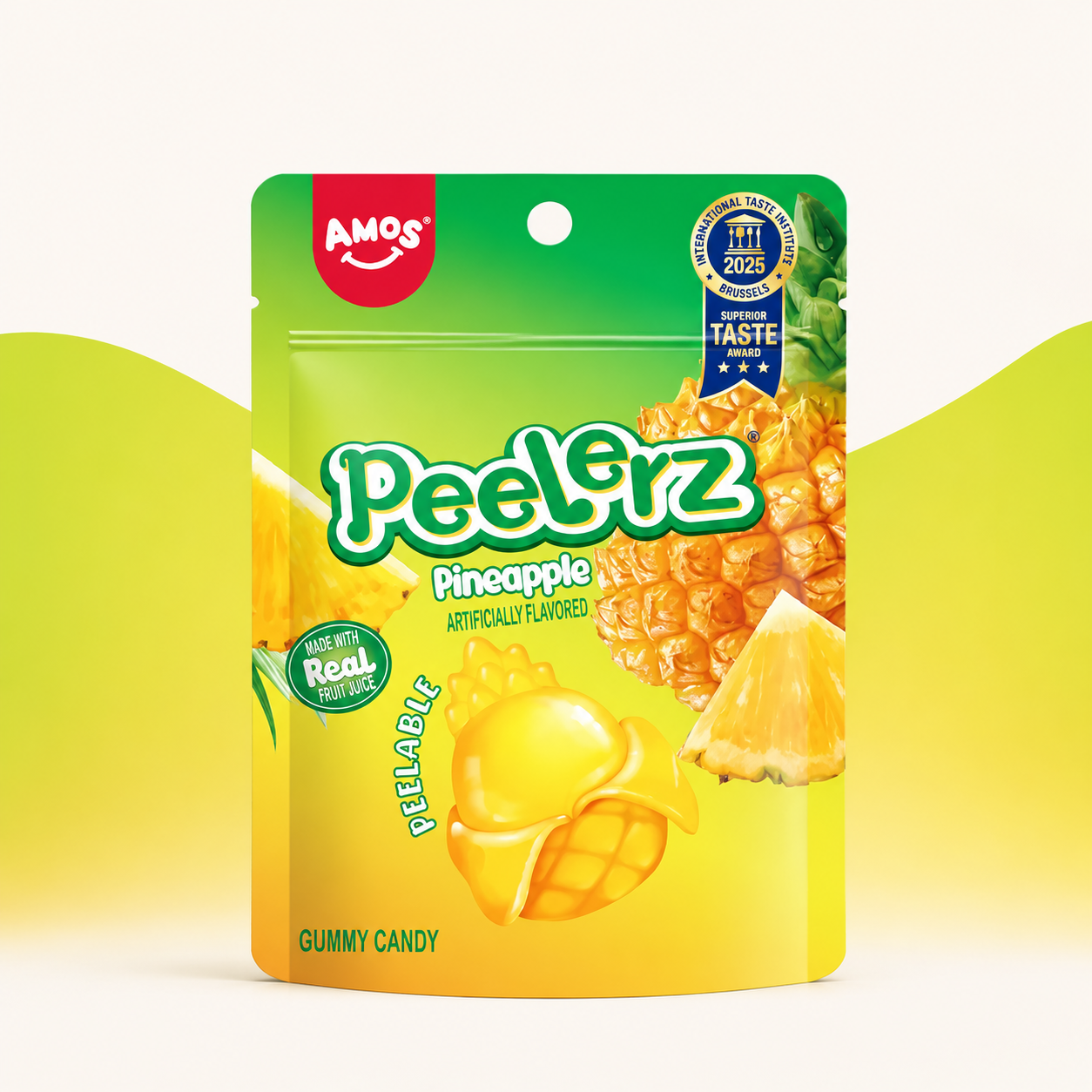 Amos Peel Off Pineapple 65 g