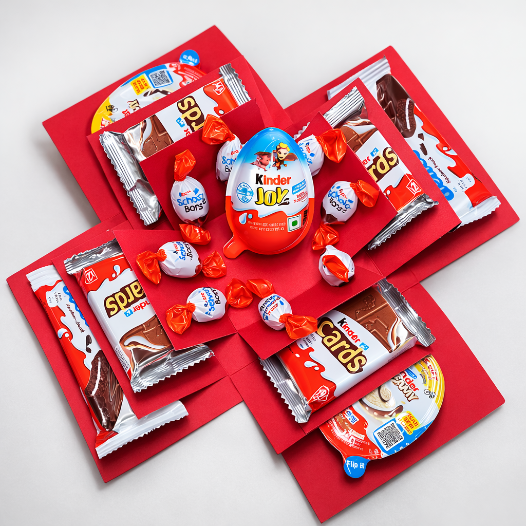 Süßigkeiten Geschenkbox Explosion Box (L)