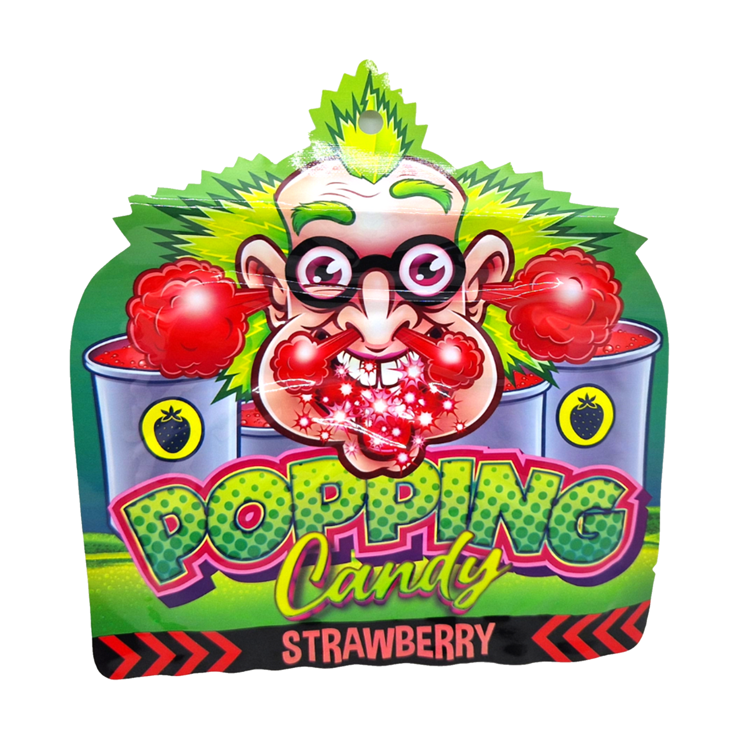 Dr. Sour Popping Candy Strawberry 15g