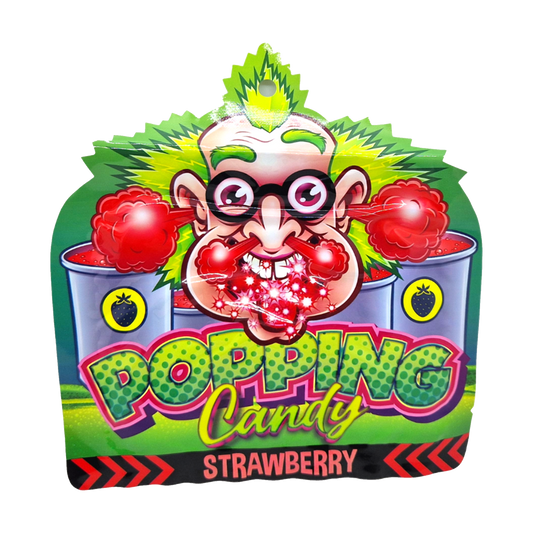 Dr. Sour Popping Candy Strawberry 15g