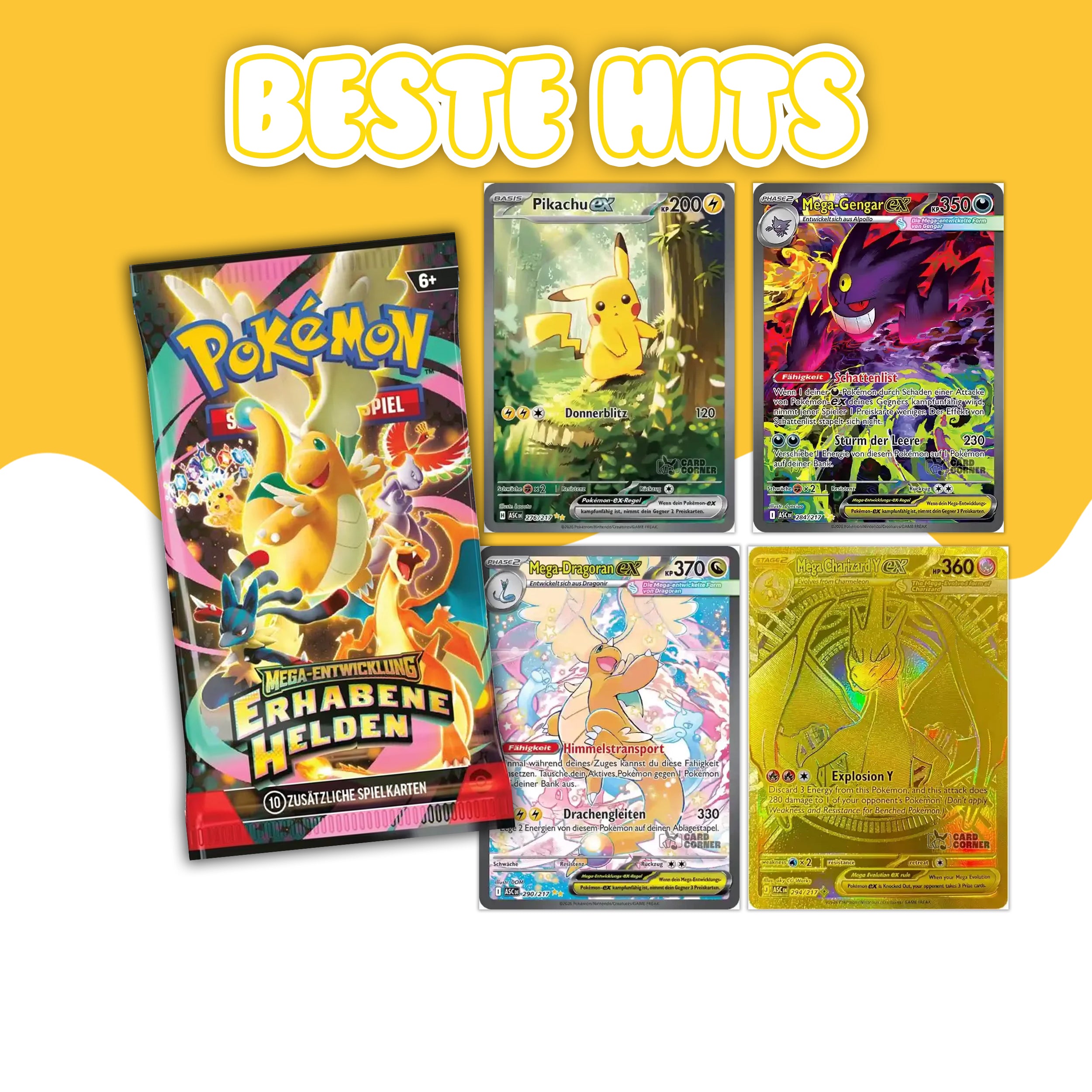 Pokémon Mega-Entwicklung: Erhabene Helden Booster