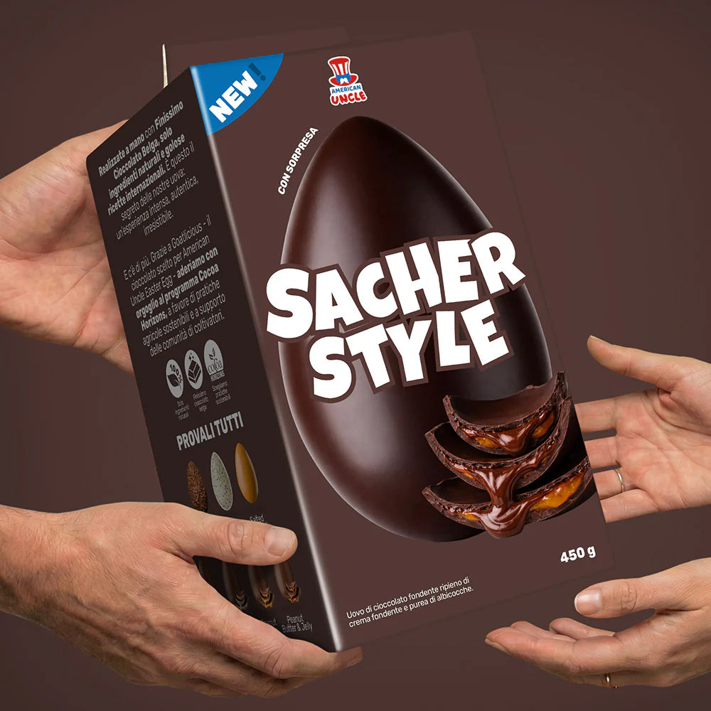 Sacher Style Osterei Zartbitter 450 g