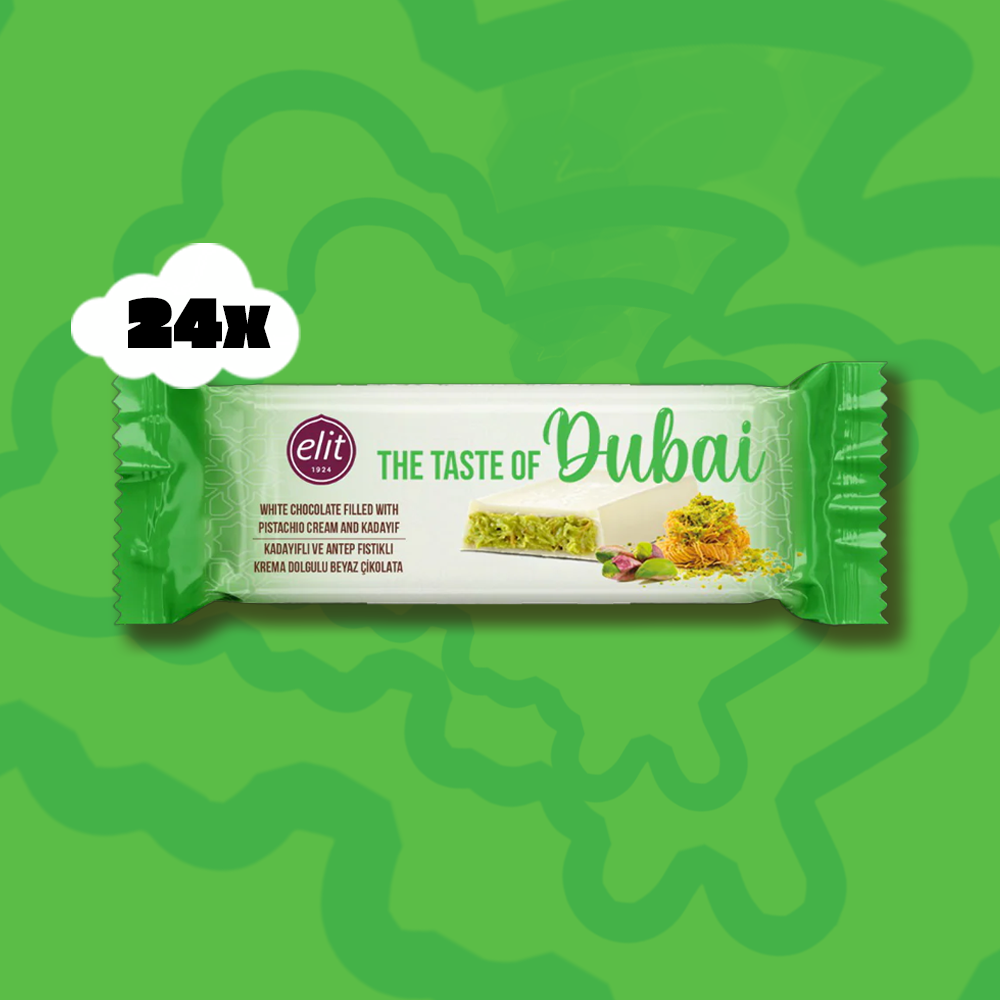 Elit Dubai Riegel Pistazie ( 24er Box )