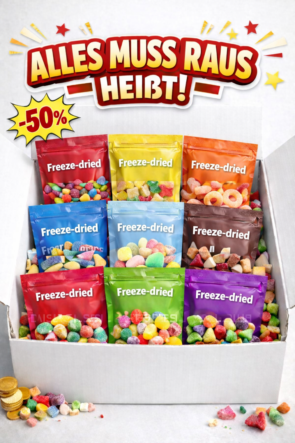 ALLES MUSS RAUS Mystery Box FREEZEO & FREEZE DRIED