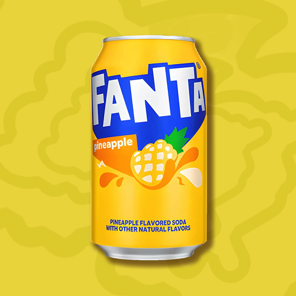 Fanta USA Pineapple 355 ml - inkl. Pfand