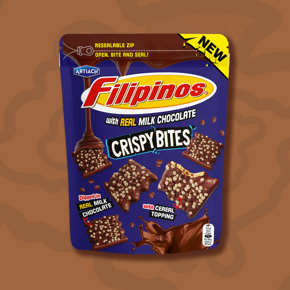 Filipinos Crispy Bites Milk 100g