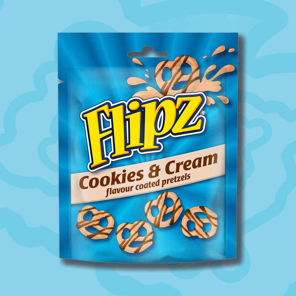Flipz Cookies & Cream Pretzels – 90g