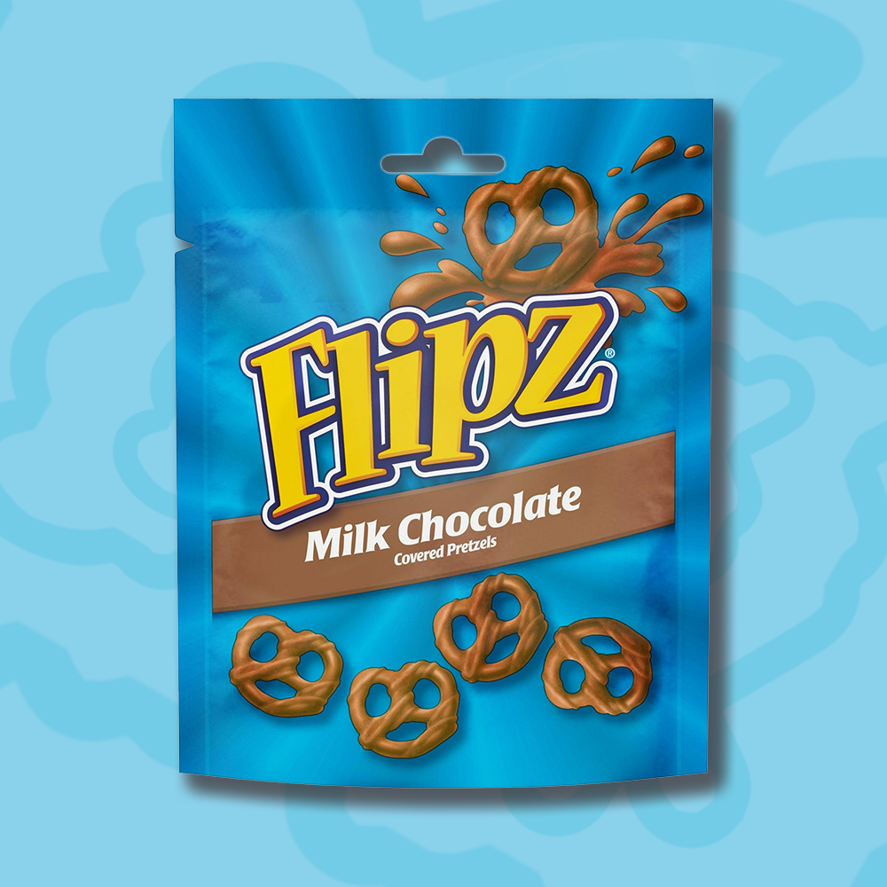 Flipz Milk Chocolate Pretzels – 90g