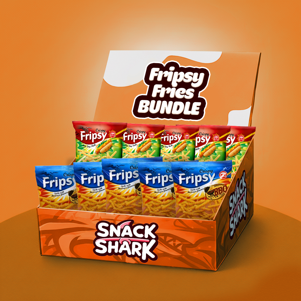 Fripsy Fries Bundle – Hotdog & BBQ (10x)