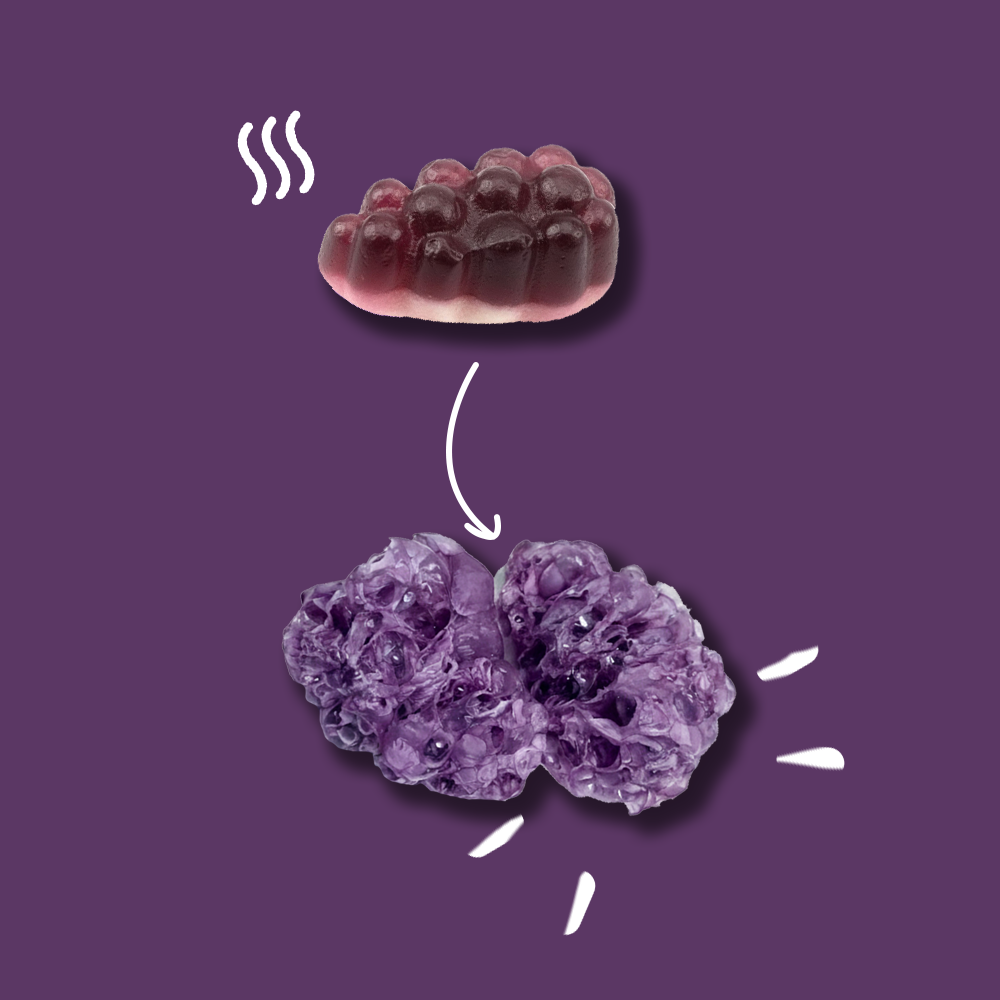 Gefriergetrocknete Frucht-Trauben