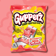 Gupperz Gummy Popperz Strawberry Milk Splash 72g