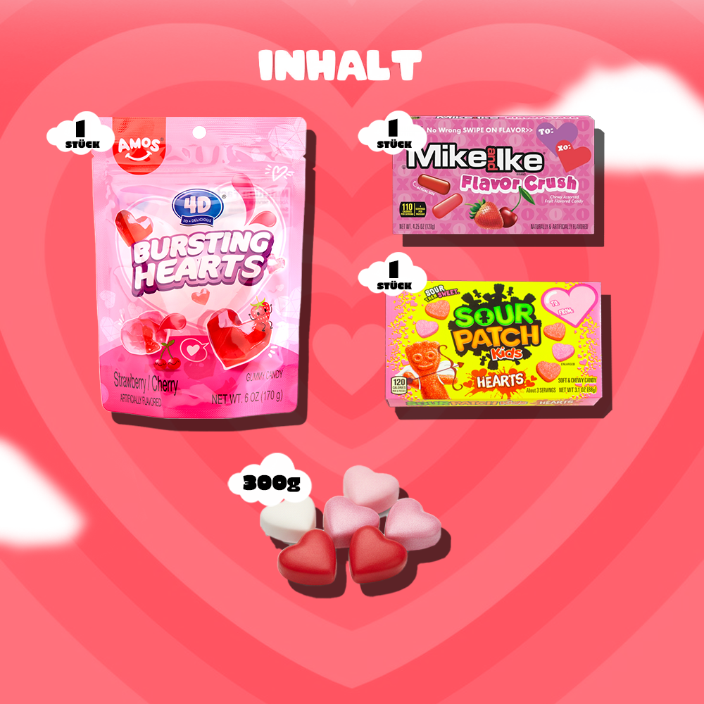 In Love with Candy Valentins Box
