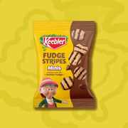 Keebler Fudge Stripes Mini Cookies - 57g