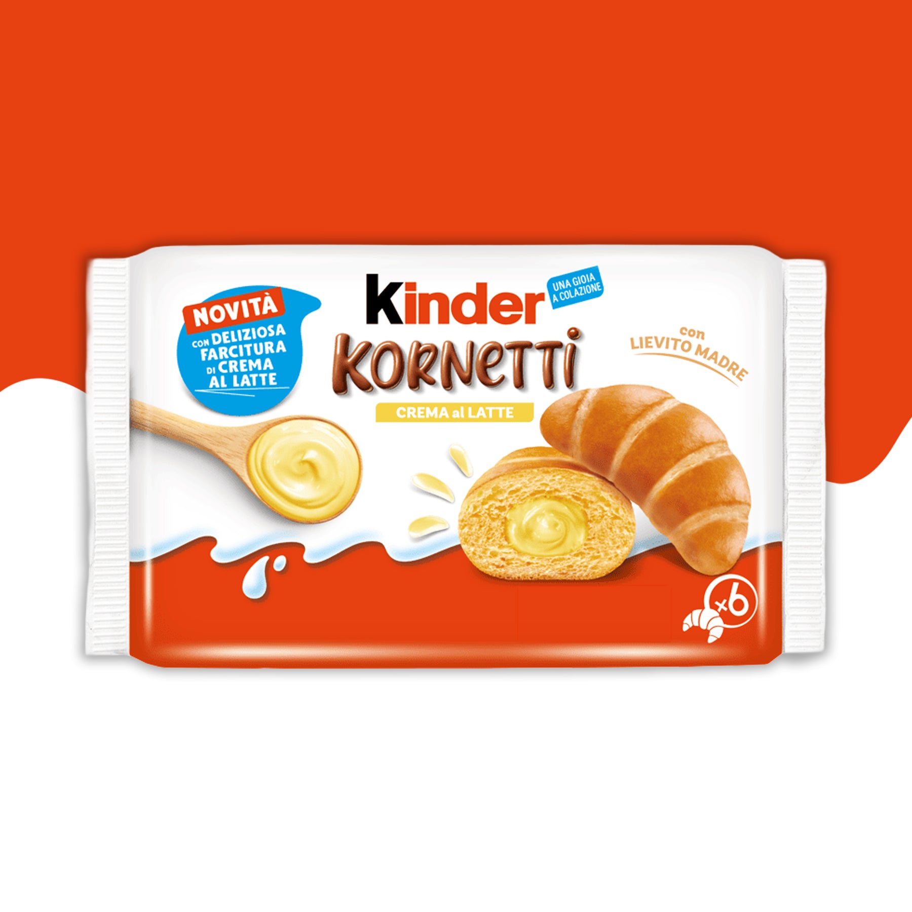 Kinder Milchcreme Kornetti