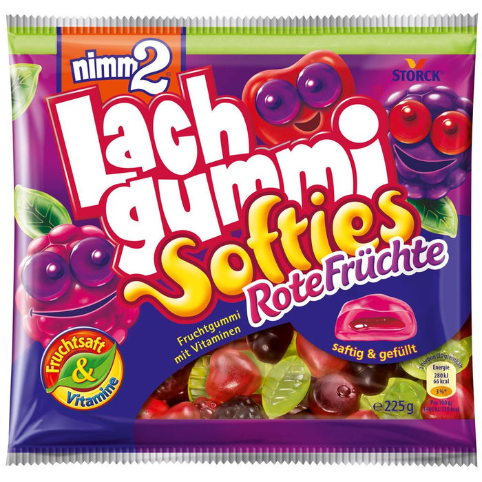 nimm2 Lachgummi Softies Rote Früchte
