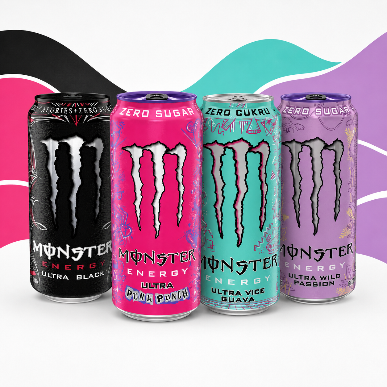 Monster Energy Bundle – Sparset mit verschiedenen Sorten, Energy Drink Set