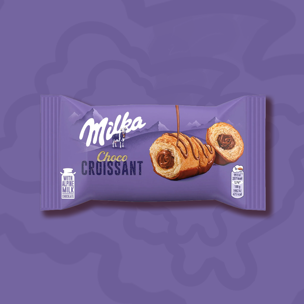 Milka Croissants – Schokolade & Vanille