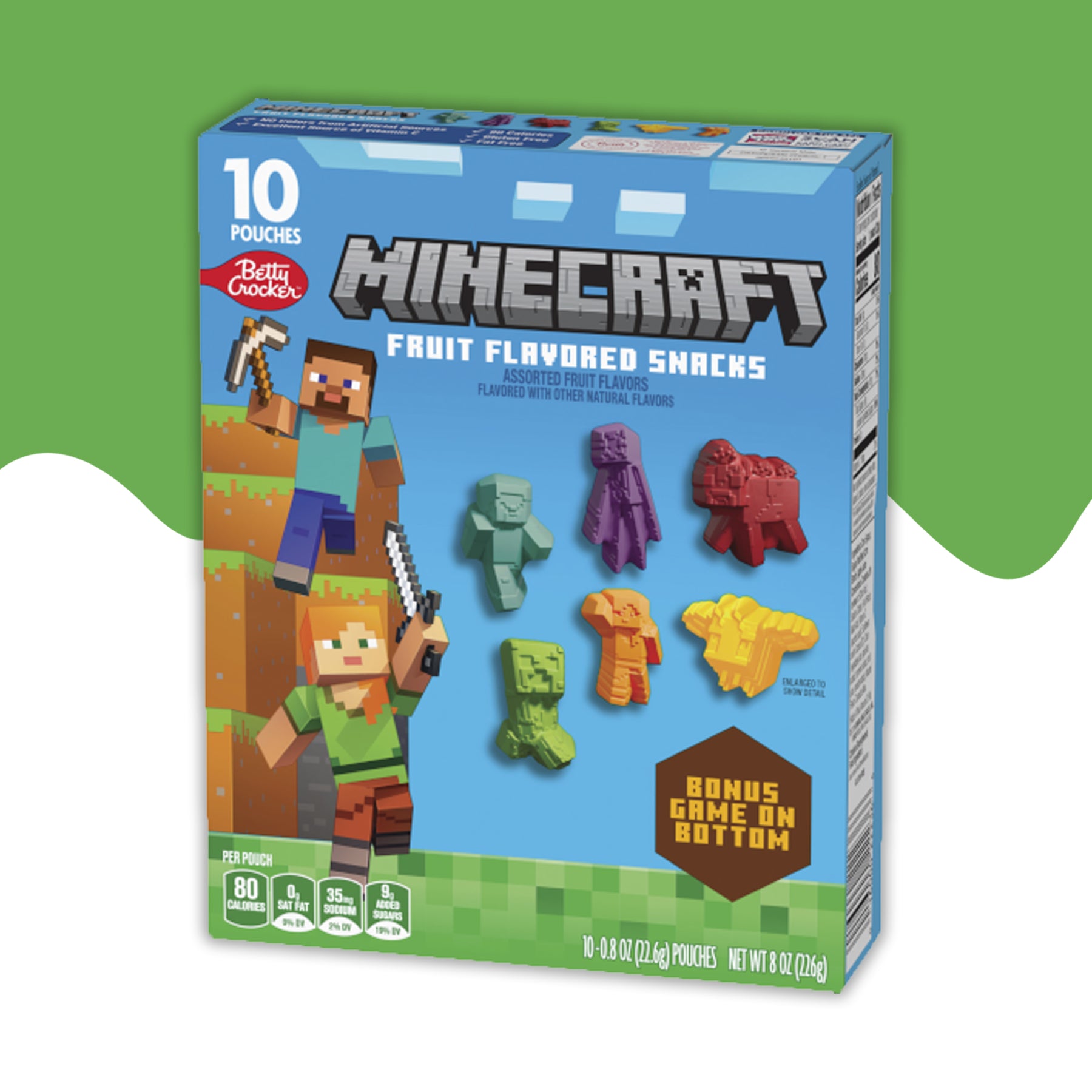 Minecraft Fruit Snacks