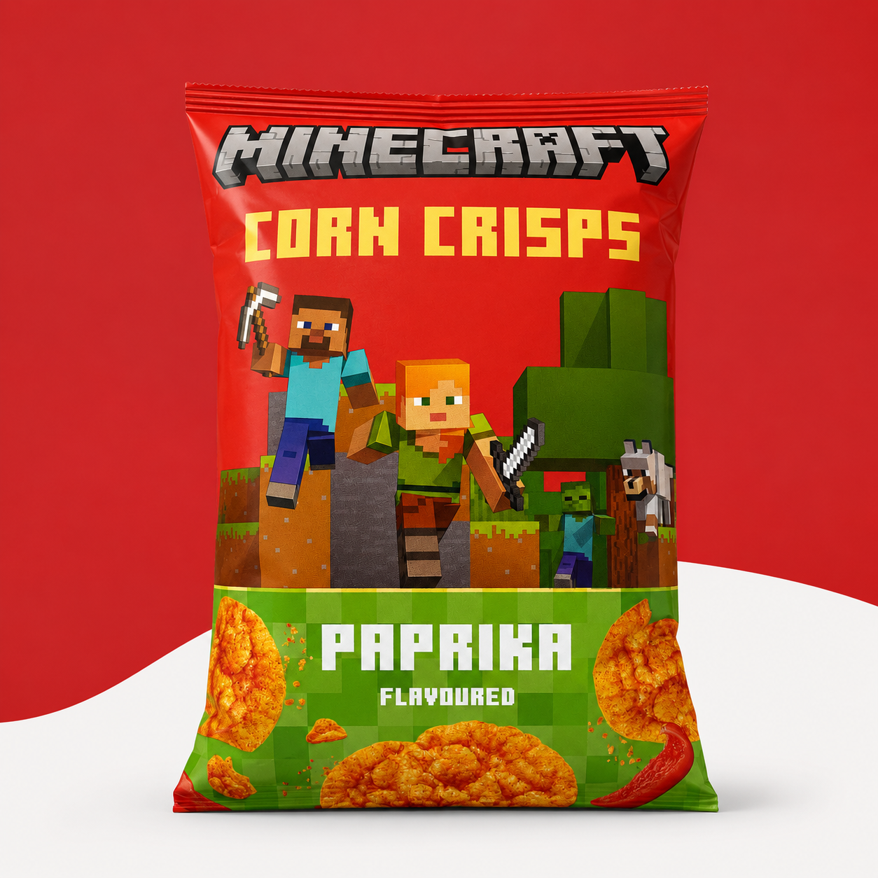 Minecraft Corn Crisps Paprika