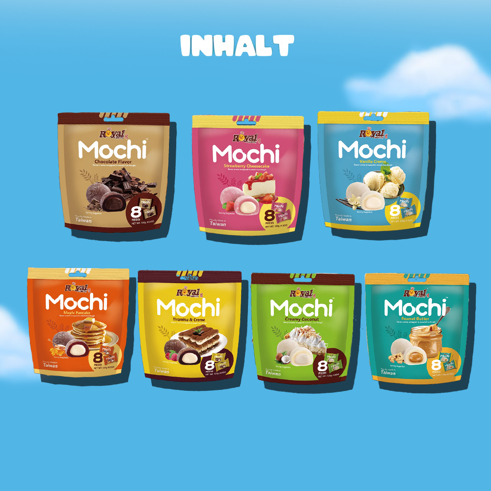 Mochi Bundle – 7 Sorten aus Taiwan