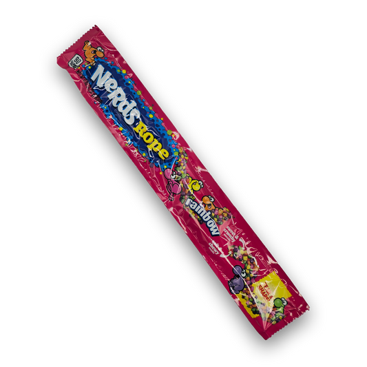 Nerds Rainbow Rope 26g - Fruchtgummi Schlange mit bunten Nerds