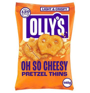 Olly’s Pretzel Thins Cheesy