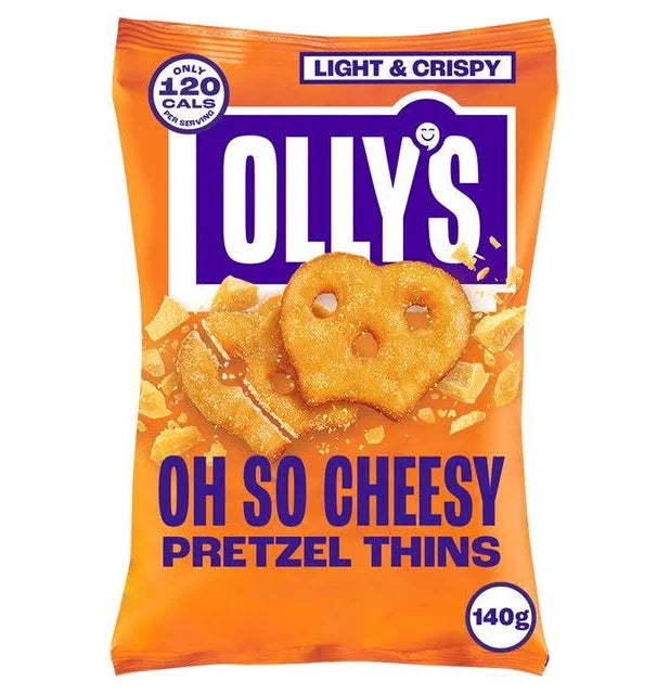 Olly’s Pretzel Thins Cheesy