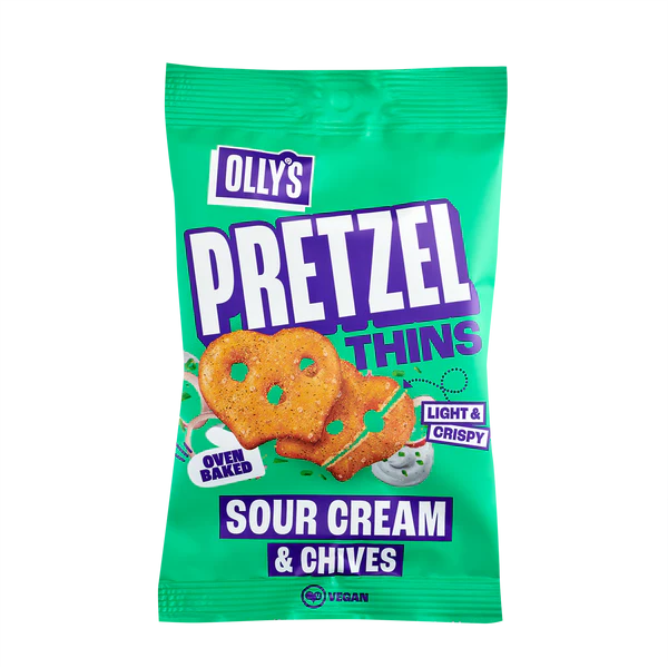 Olly's Pretzel Thins Sour Cream & Onion