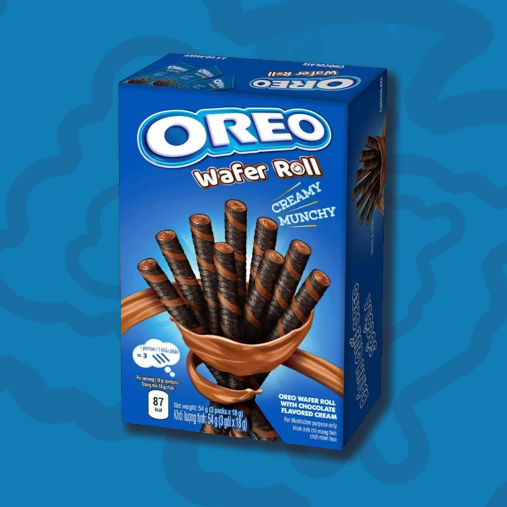 Oreo - Wafer Roll - Chocolate - 54g