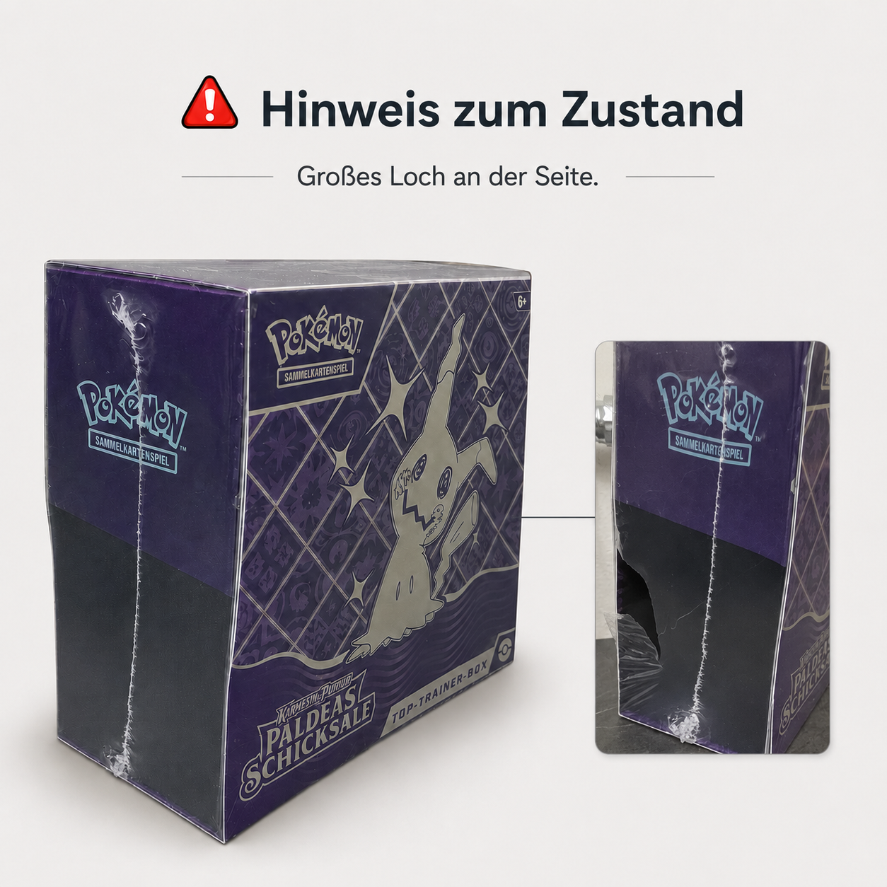 Pokémon Paldeas Schicksale Top Trainer Box Deutsch