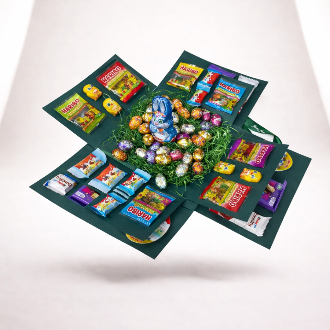 Oster Geschenkbox mit Süßigkeiten Mix