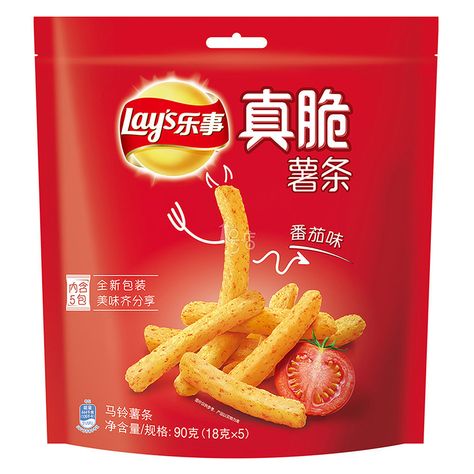 Lays French Fries Tomato Bag 90g