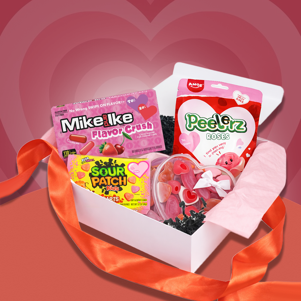In Love with Candy Valentins Box
