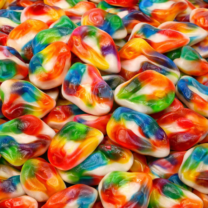 Regenbogen Lippen