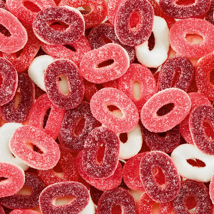 Rote Mini Ringe
