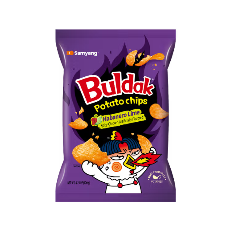 Buldak Chips Chili Lime